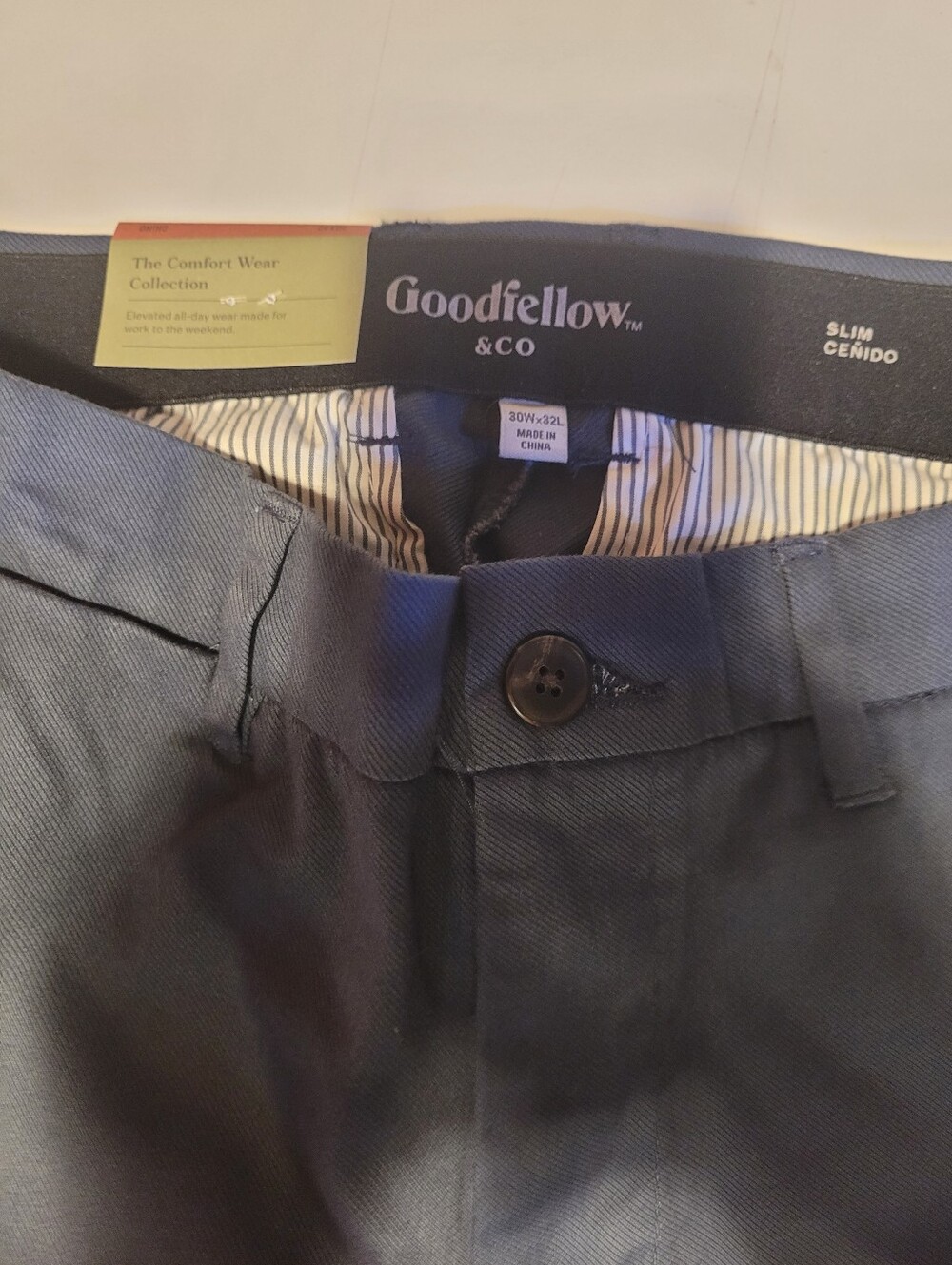 Goodfellow & Co Men's Slim Fit Navy Dress Shorts